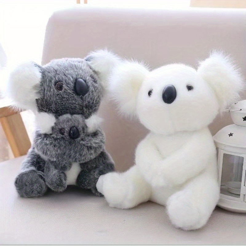Peluche Koala con Bebé Gris Abrazables - OCIO