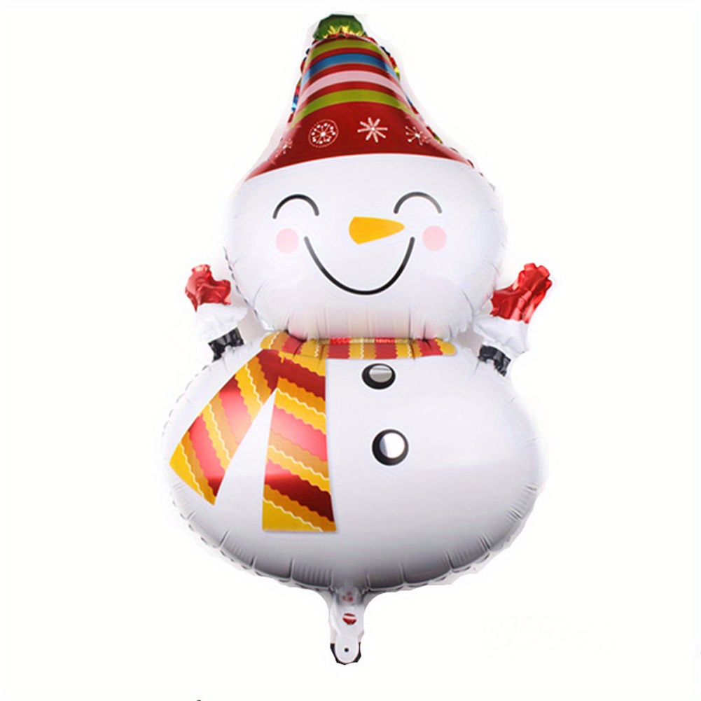 Inflatable Standing Christmas Aluminum Foil Balloon Snowman - Temu