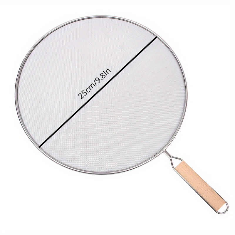 BergKoch Splatter Screen for Frying Pan - 15 Inch Stainless Steel Grease  Splatter Guard - Cover Oil Splash when Sizzling Bacon, Cooking Fried  Chicken