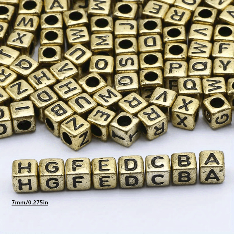 Pets DIY Crafts Loose Beads Pendant White Colorful Letter Candy Color For Jewelr