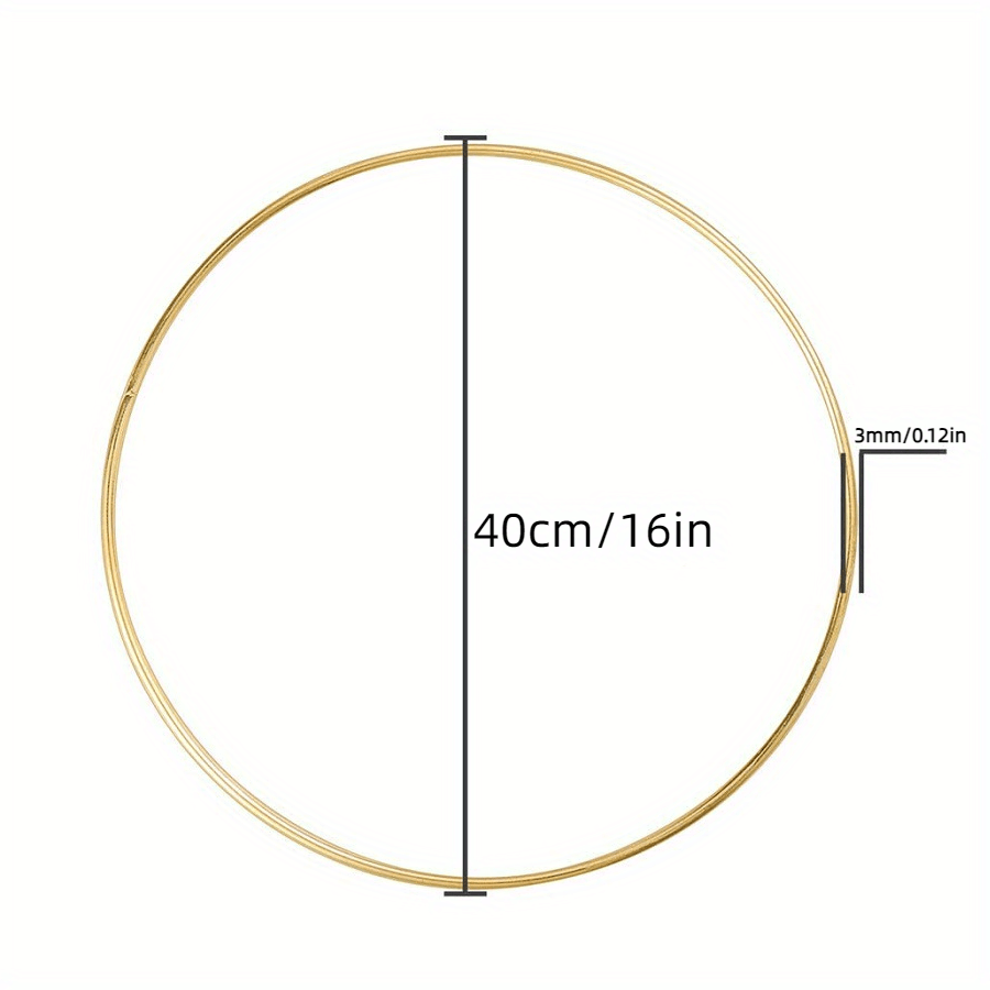 Bigotters 10 Pieces Metal Hoops Metal Rings For Dream Catcher And Crafts, 2  Inch, 3 Inch, 4 Inch, 5 Inch, 6 Inch (Gold) - 10 Pieces Metal Hoops Metal  Rings For Dream Catcher And Crafts, 2 Inch, 3 Inch, 4 Inch, 5 Inch, 6 Inch  (Gold) . shop for