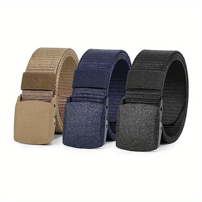 3pcs Men's Casual Belt Sets for Pants Jeans Clothing