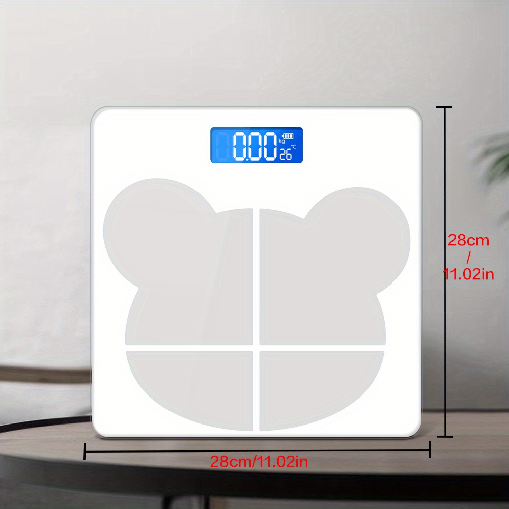 Smart Led Hidden Screen Electronic Scale Household Bathroom Weight Scale  Small Human Health Weighing Meter Maximum Load-bearing - Temu United Arab  Emirates