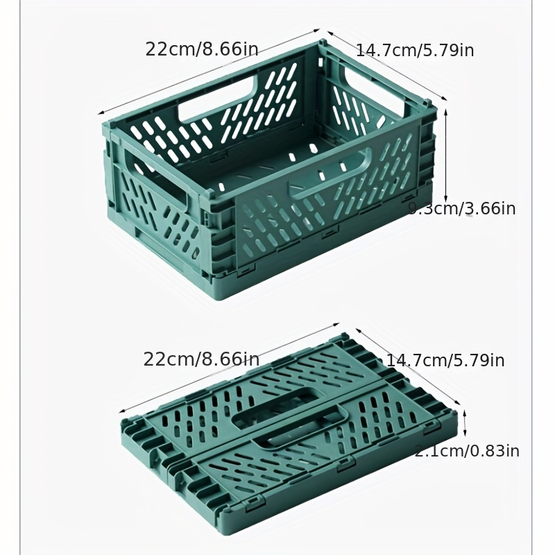 1pc Plastic Storage Basket For Desktop Snacks And Small Items