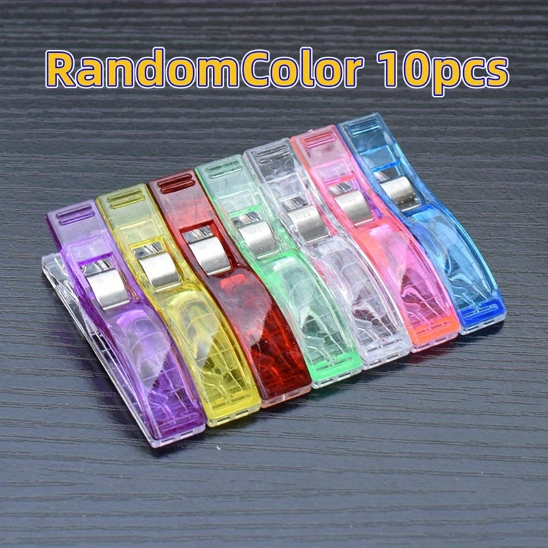 Sewing Clips, Sewing Quilting Crafting, Multi-color Fabric Clips, Craft  Clips, For Sewing Crafting, Diy(20pcs, Random Color) -t