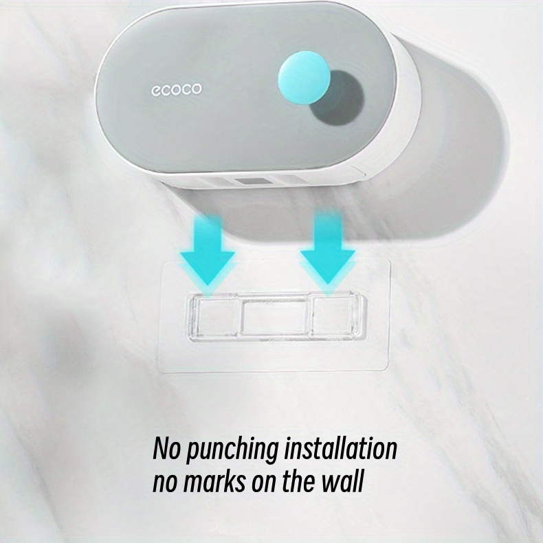 1pc wall mounted soap dish with lid drain soap holder universal flip soap box traceless installation   case bathroom accessories details 8