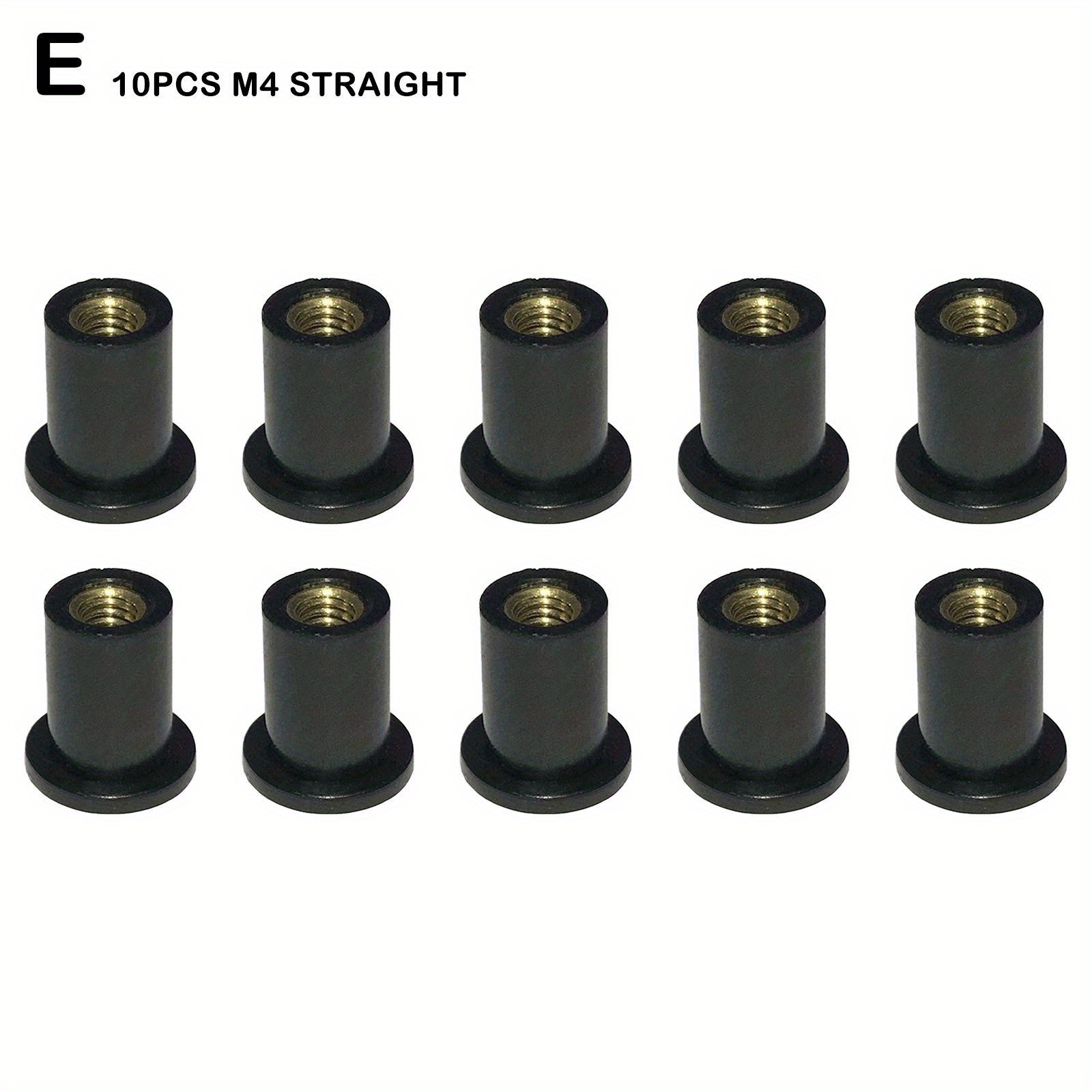 M4 M5 M6 Metric Rubber Well Nuts Motorcycle Windshield 10 - Temu