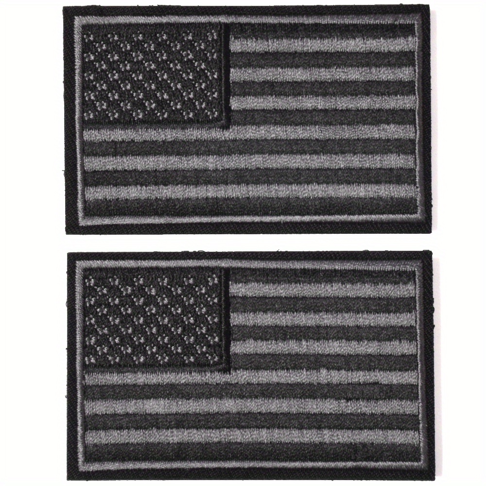 J CARP 2pcs Tactical American Flag Patch U S Flag U S Military Insignia Patches