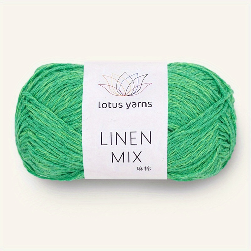 50g Hank 100% Natural Linen DK Weight Hand Knitting Crochet Yarn For Summer  Garments Soft And Cool