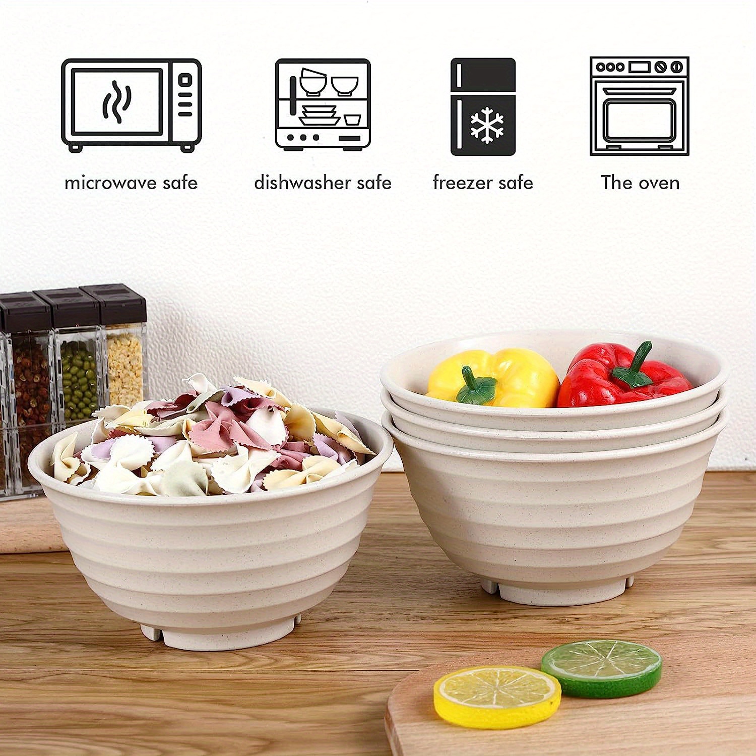 Unbreakable wheat Straw Dinnerware Sets Lightweight Temu Australia