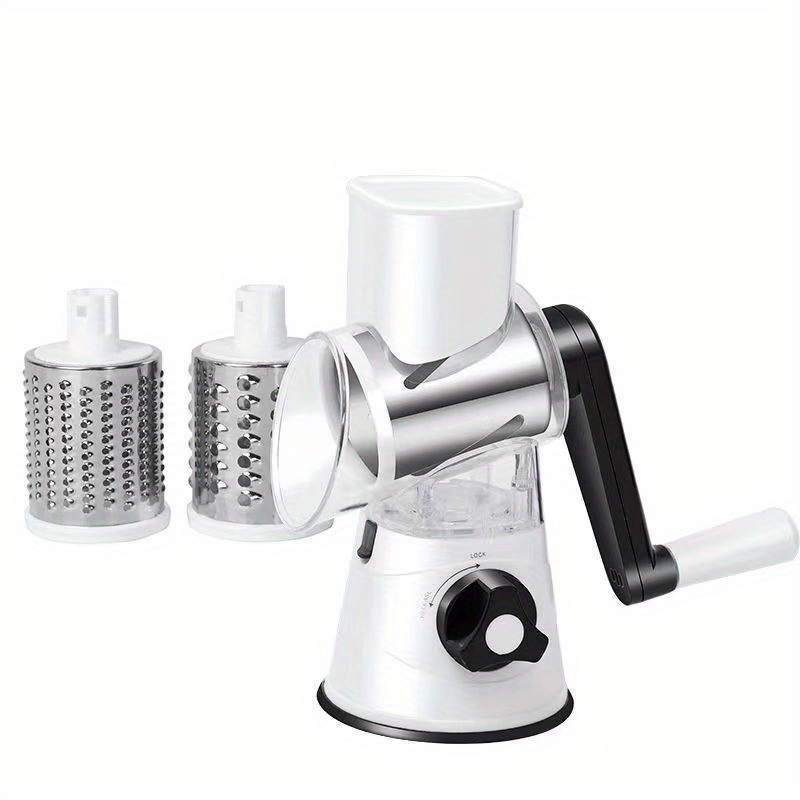 Tablecraft 174 Rotary Cheese Grater, Plastic with Stainless Steel Drum -  Win Depot