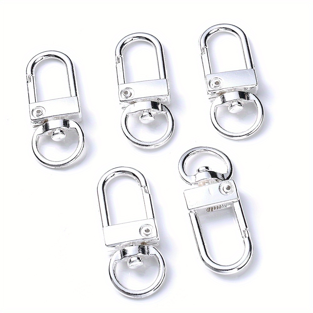 Lobster Key Ring Hook Chain  Metal Lobster Clasp Clips Bag - 5pcs