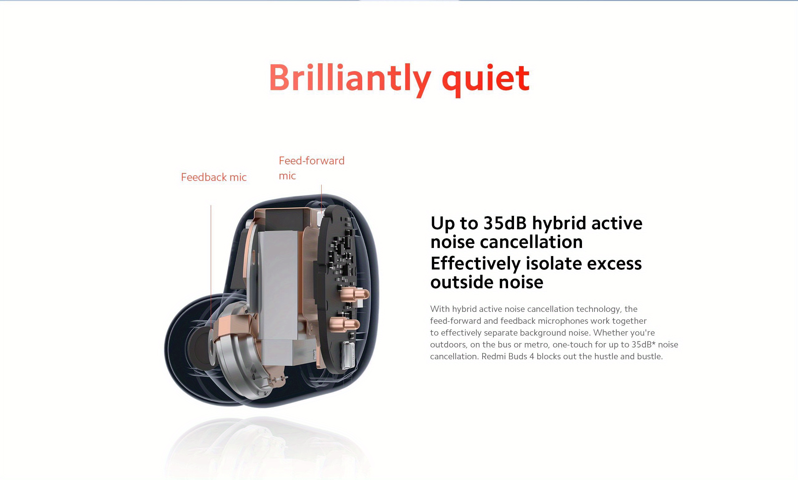 Xiaomi Redmi Earbuds 4 Active Tws Wireless Earbuds Noise - Temu