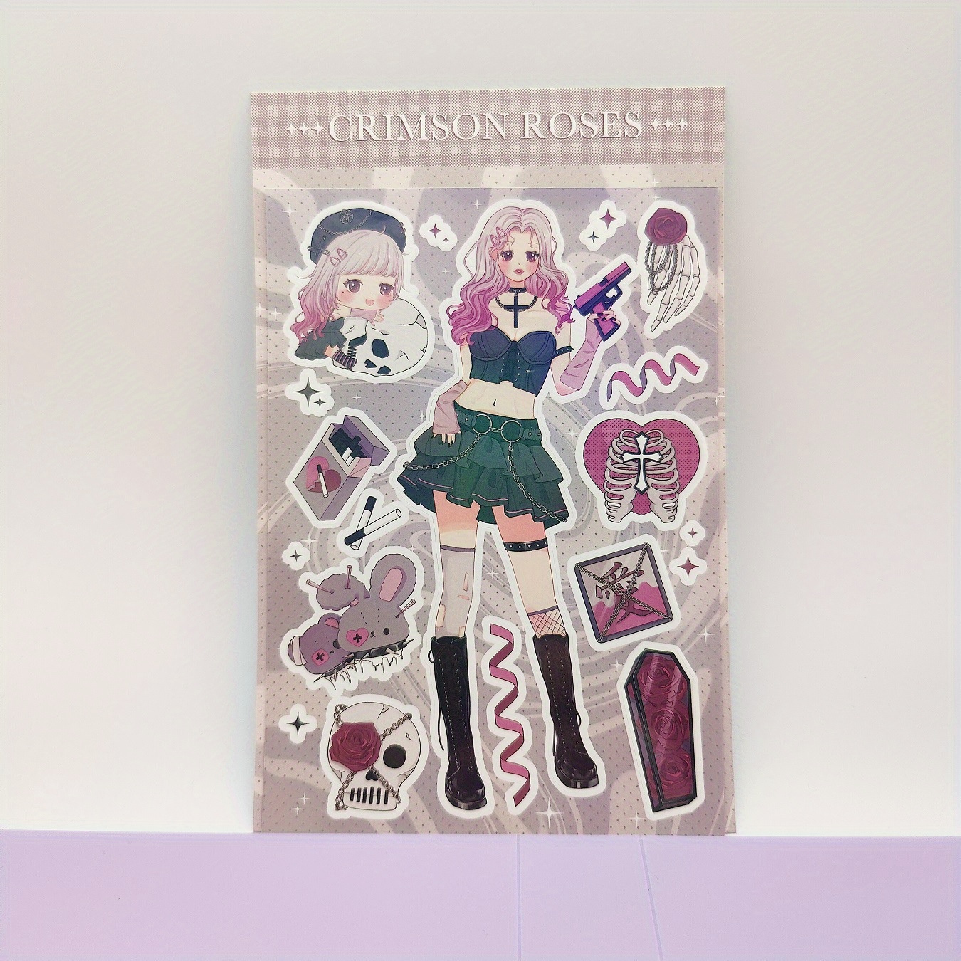 Journal Cartoon Gu Card Sticker 3d Laser Animation - Temu
