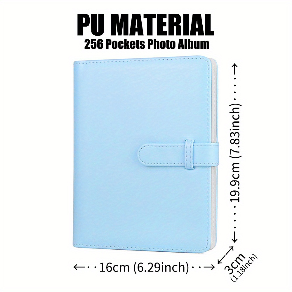  256 Photos Album for Polaroid Go Everything Box Camera and  Instant Film,Polaroid Go Photo Album Book (blue) : Electronics