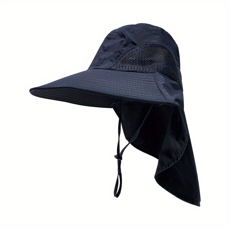 1pc Men Drawstring Decor Adjustable Bucket Hat For Travel