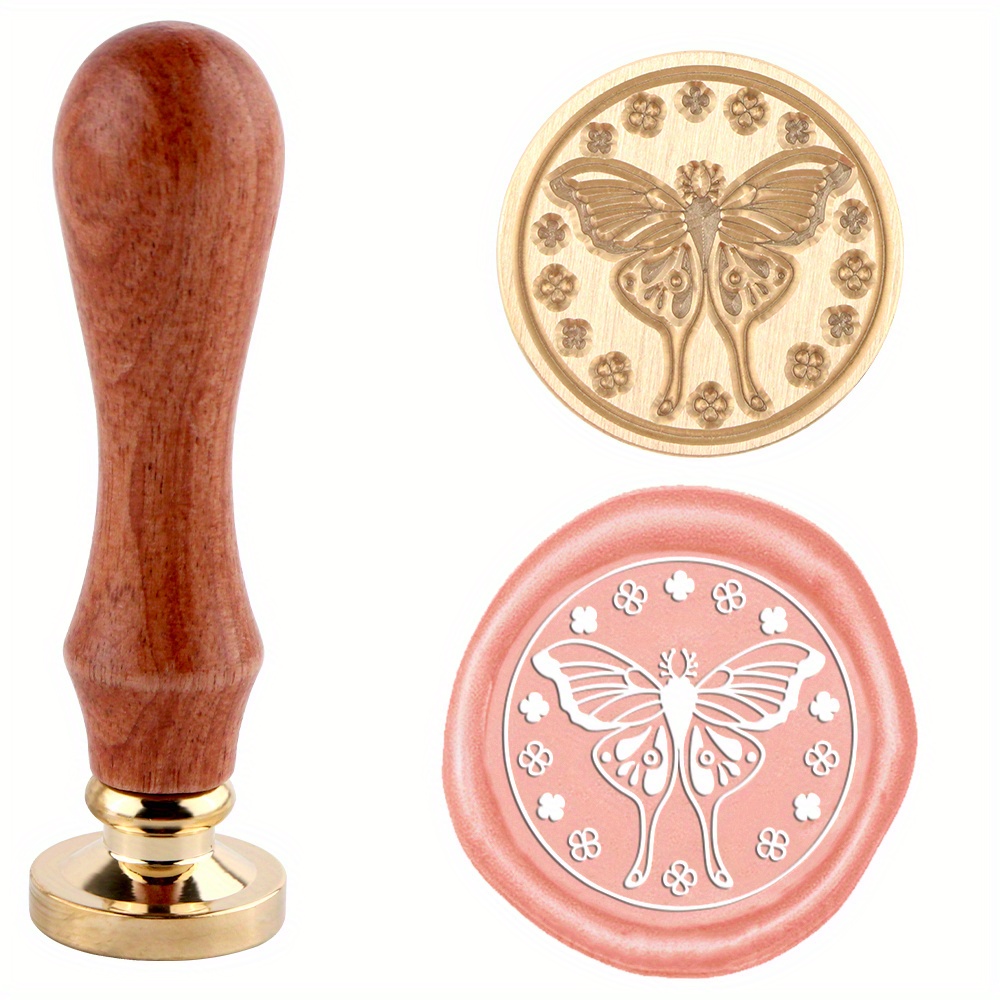 Wax Seal Stamp Set, Bird Sealing Wax Stamp Heads With 2 Colours Wooden  Handles For Envelope Invitation Cards Gift Decoration - Temu