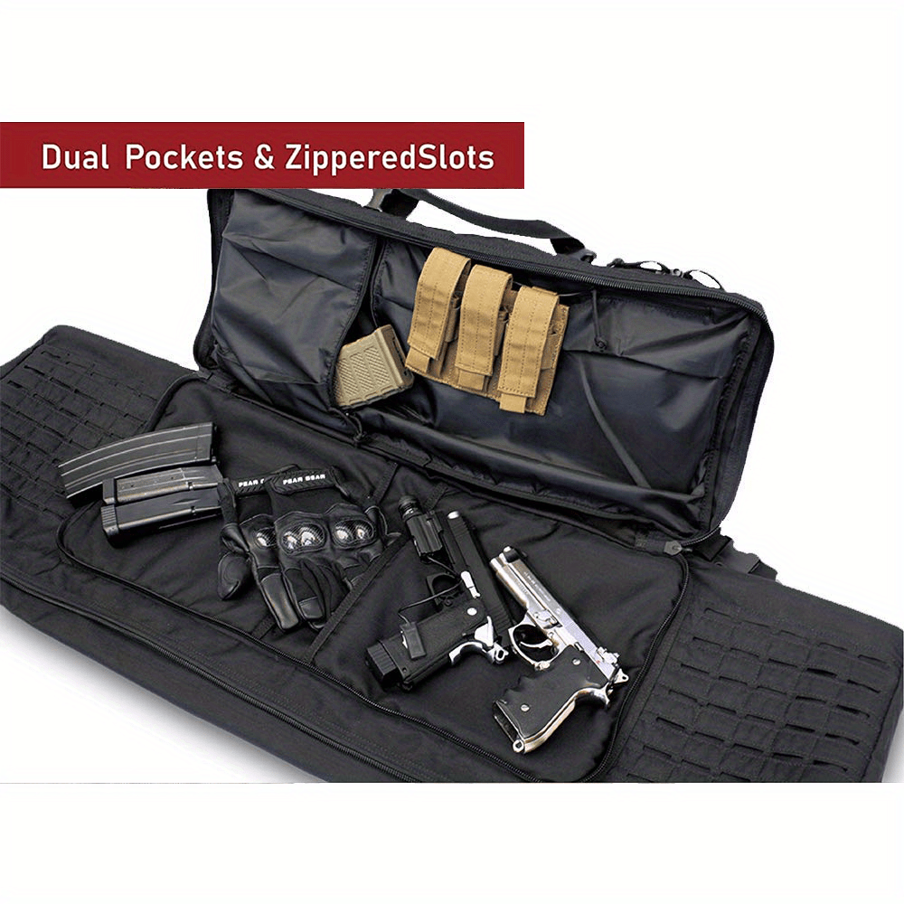 Heavy Duty Outdoor Double Rifle Bag Tactical Long Carbine - Temu