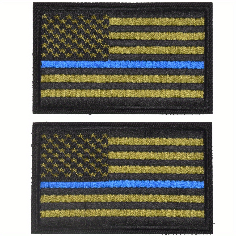 J CARP 2pcs Tactical American Flag Patch U S Flag U S Military Insignia Patches