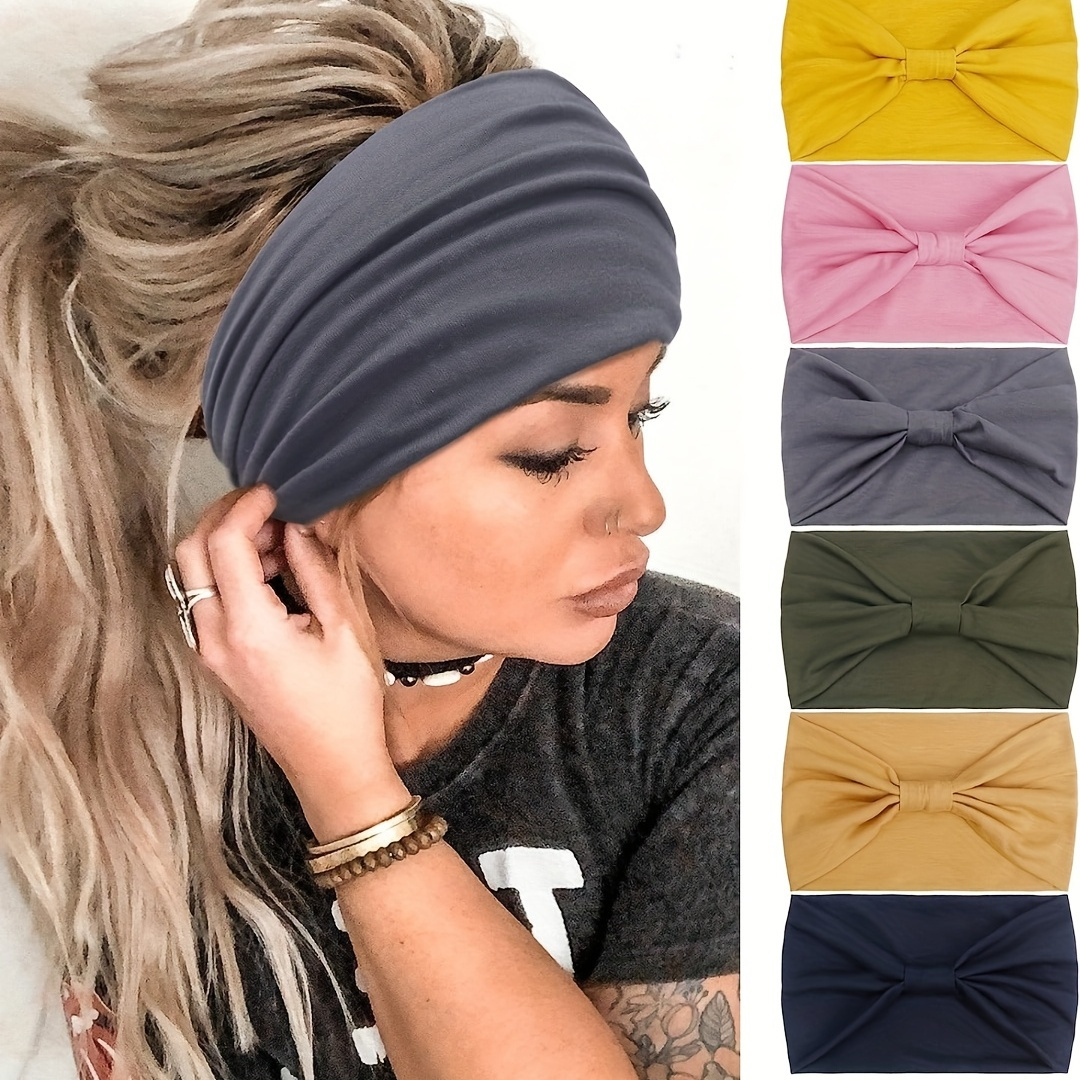 Cinta para el Pelo Elástica con Estampado Bandana