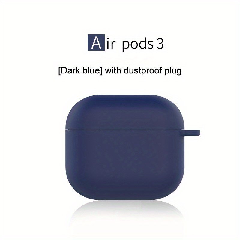 Silicone AirPods 3 Cases, Dark Blue