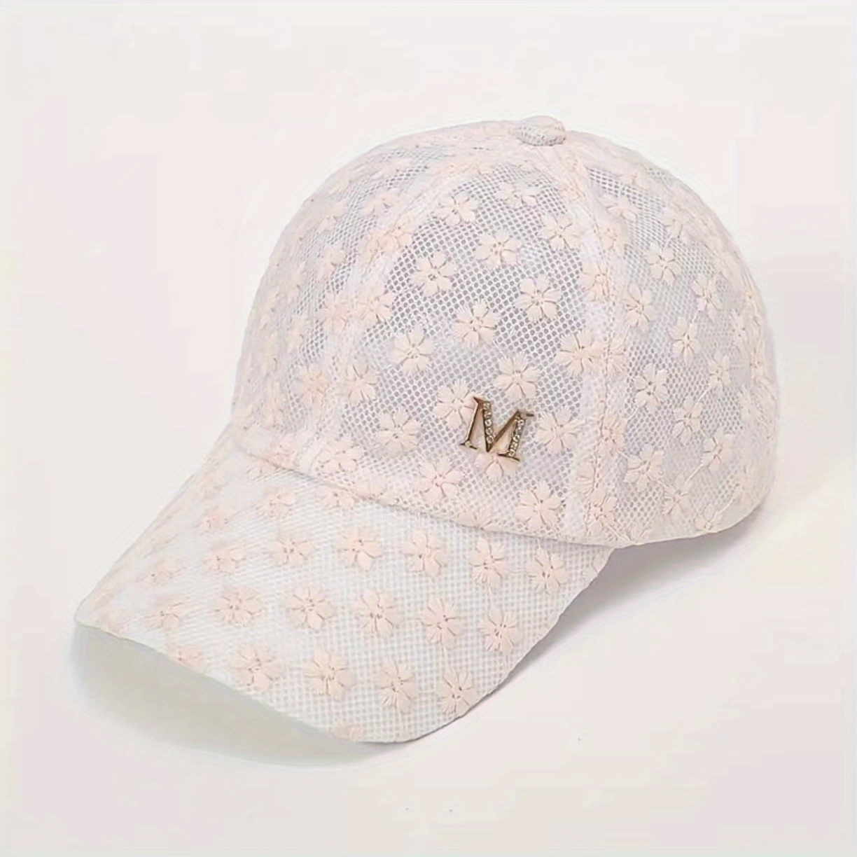 Gorra Fina De Verano Con Visera De Encaje, Gorra De Béisbol