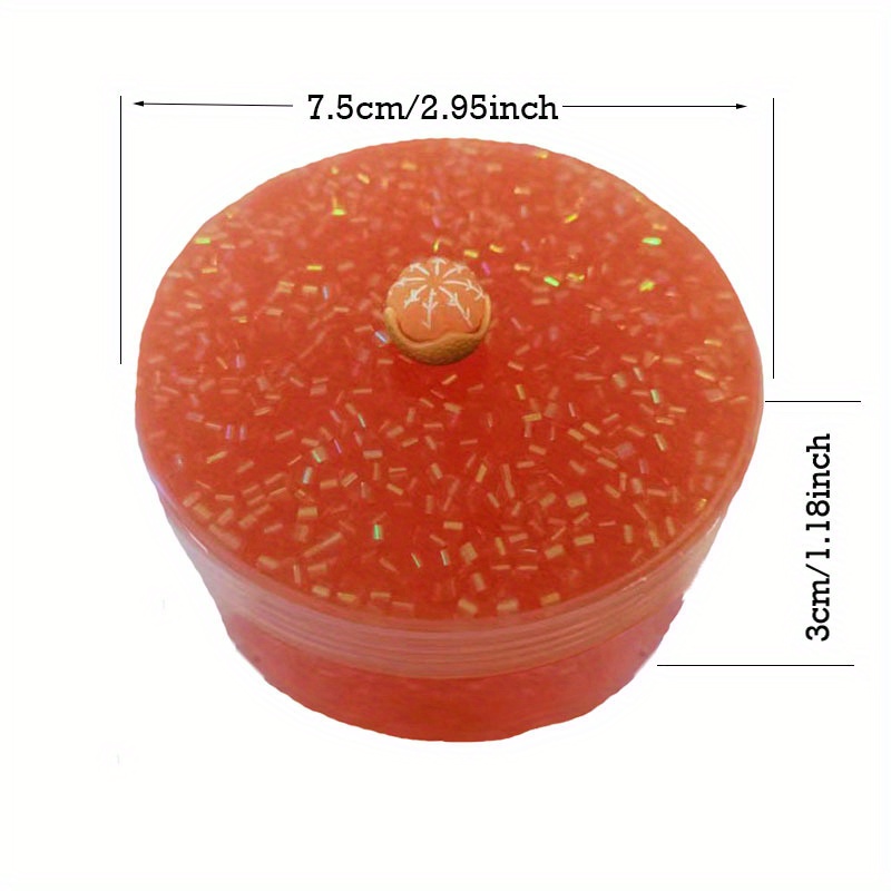 Plastic Crunchy Slime Beads, Bingsu Beads Slime