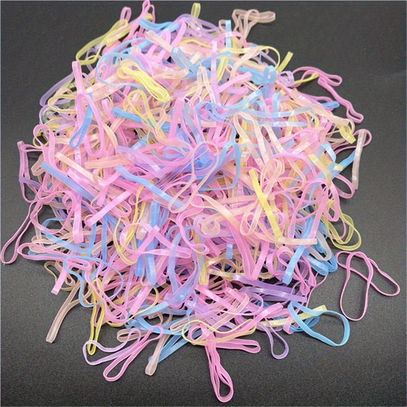 Panaah Premium Rubber band Colorful Hair bands q Rubber Band