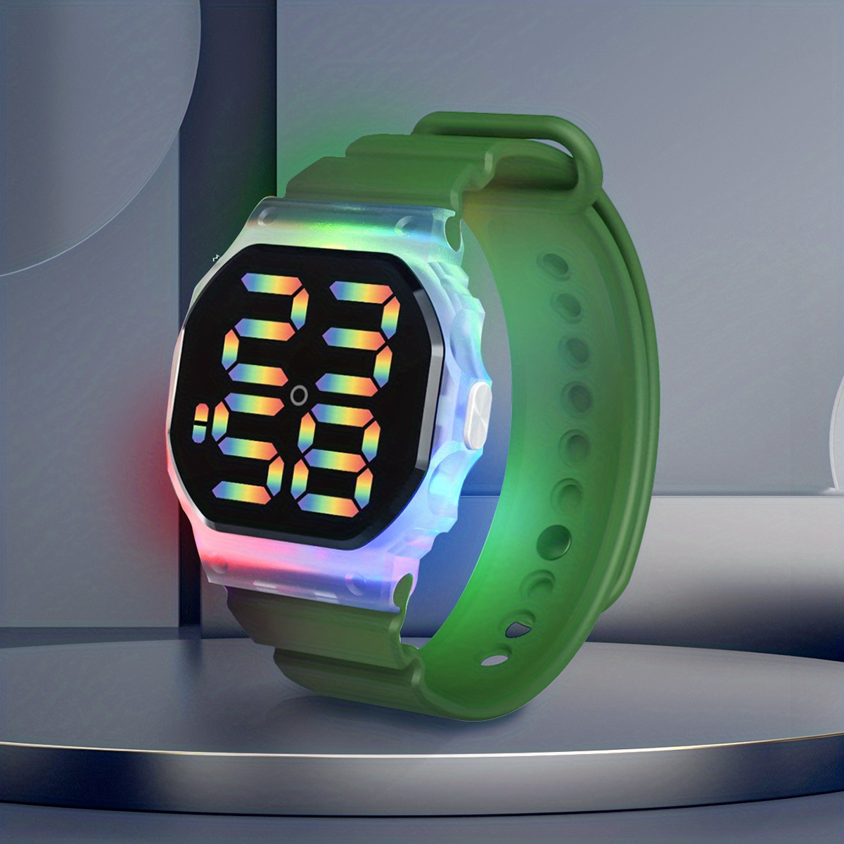 1 pieza Reloj digital LED & 1 pieza Pulsera