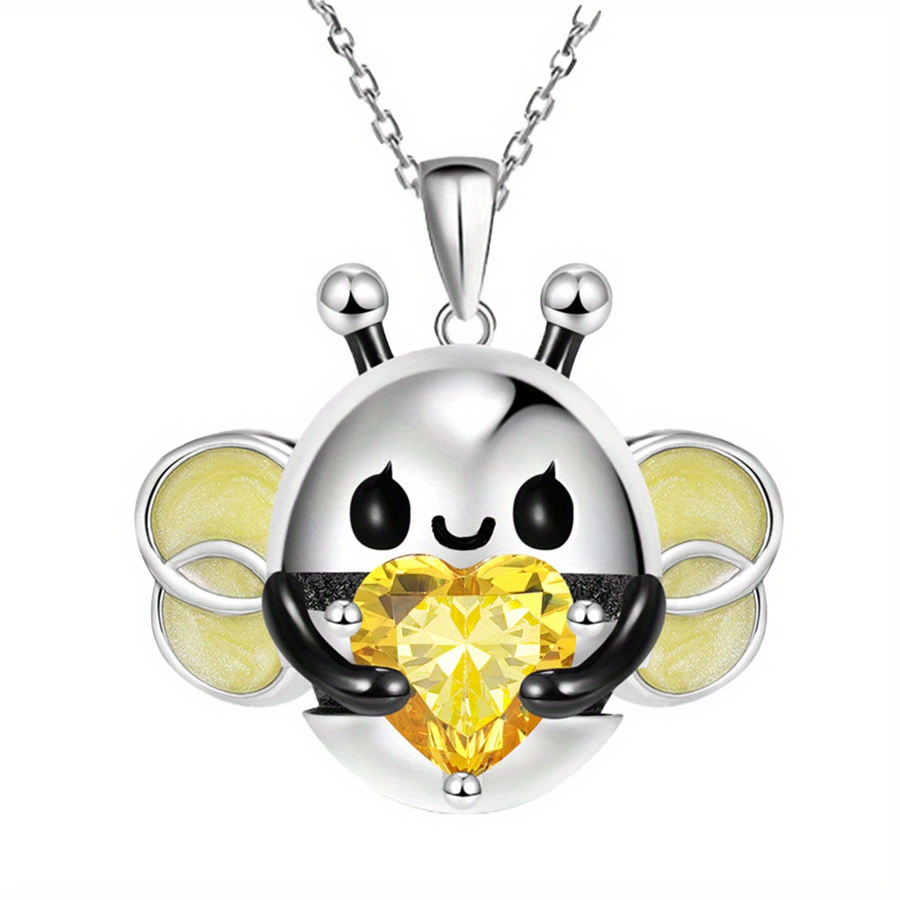 Bee Necklace | Bee Jewelry for Women or Men as Great Honey Bee Decor or  Bumblebee Decor and Bee Accessories for Women Honey Bee Gifts and Bee Gifts