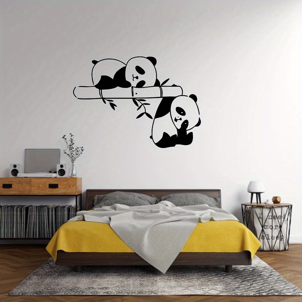 Vinilo infantil Sleeping Panda Vinilos de pared Decoración Dormitorio  Cuarto Habitación Niños Bebes Osos Rama -  México