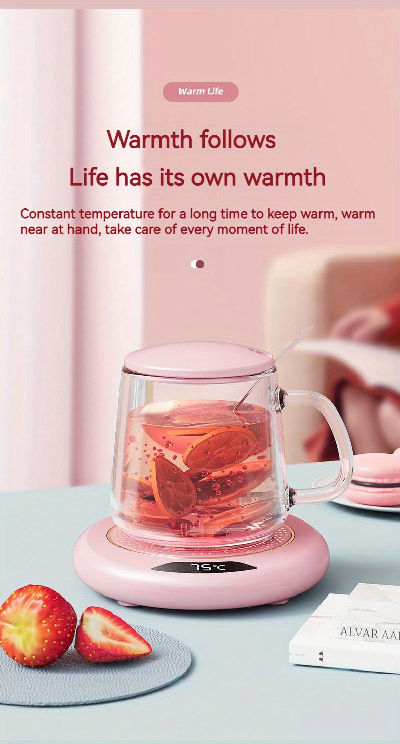 Electric Coffee Mug Warmer - 3 Temperature Settings, Auto Shut Off, USB  Heating Pad For Beverages, Milk, Tea & Hot Chocolate