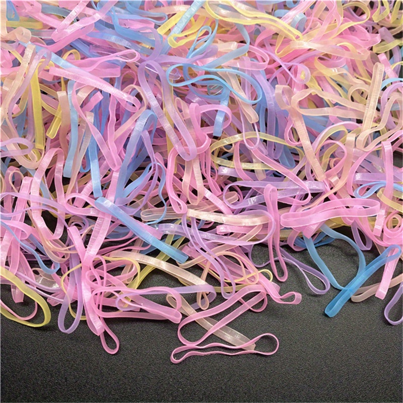 Panaah Premium Rubber band Colorful Hair bands q Rubber Band