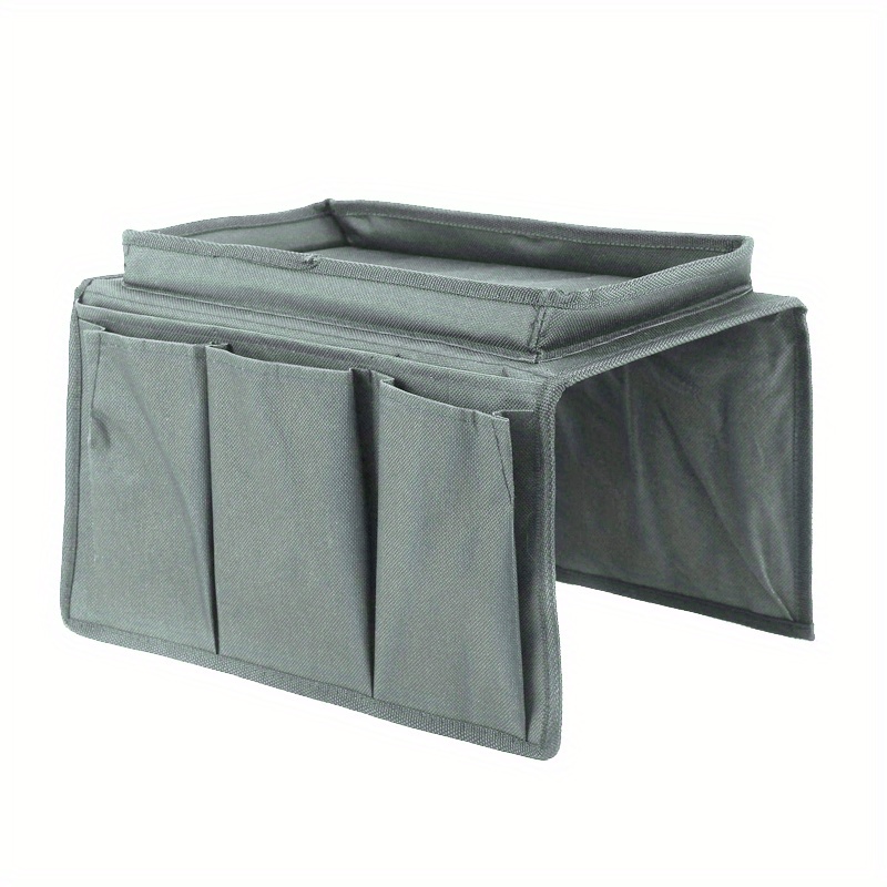 Sofa Armrest Organizer With Cup Holder Tray Arm TV Remote Holder