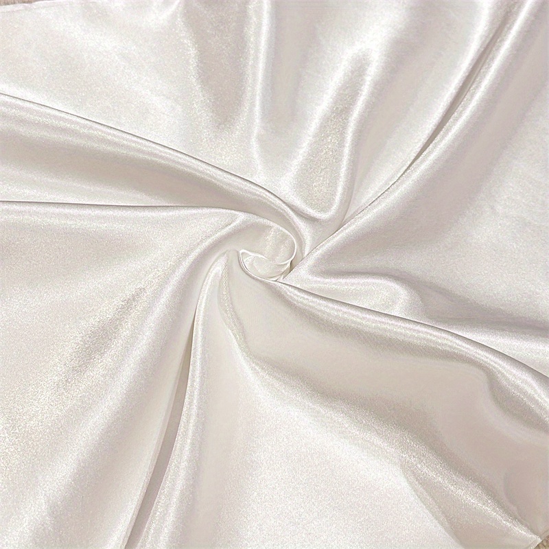 2pcs breathable satin pillowcases without core for hair and   colorful satin pillowcases for bedroom decor details 12