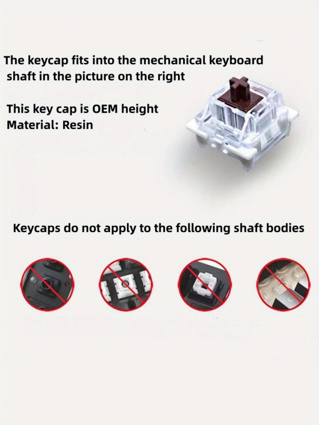 Handmade Translucent Cross Axis Mechanical Keyboard Keycap Temu Ireland