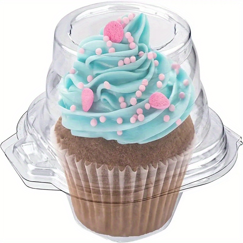 Cake Box Clear Portable Cake Box For Cupcake Muffin Cake - Temu