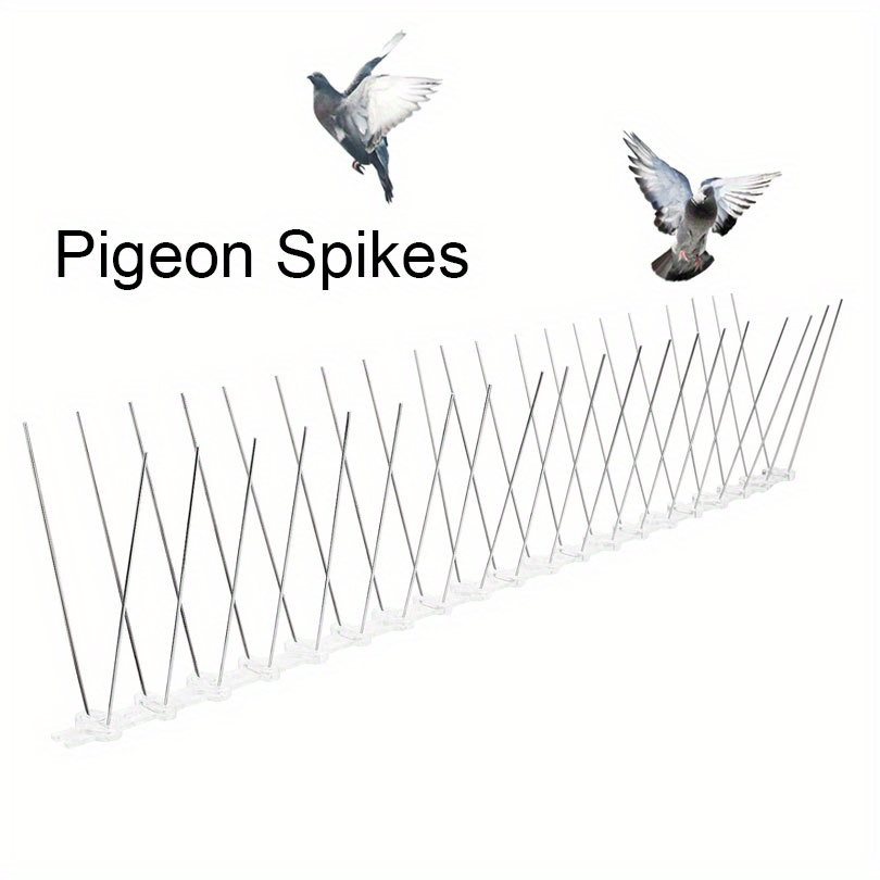 20pcs Bird Spikes Stainless Steel Keep Birds Cats Squirrel Away