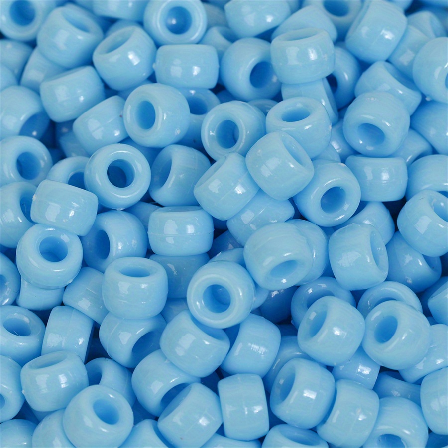 Mini Bag of Blue Pony Beads 90 - for Jewelry Making - Arts and
