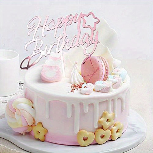 Topper per torta di buon compleanno, Topper per compleanno, Decorazione per  torte, Cake Topper, Opzioni di colore -  Italia