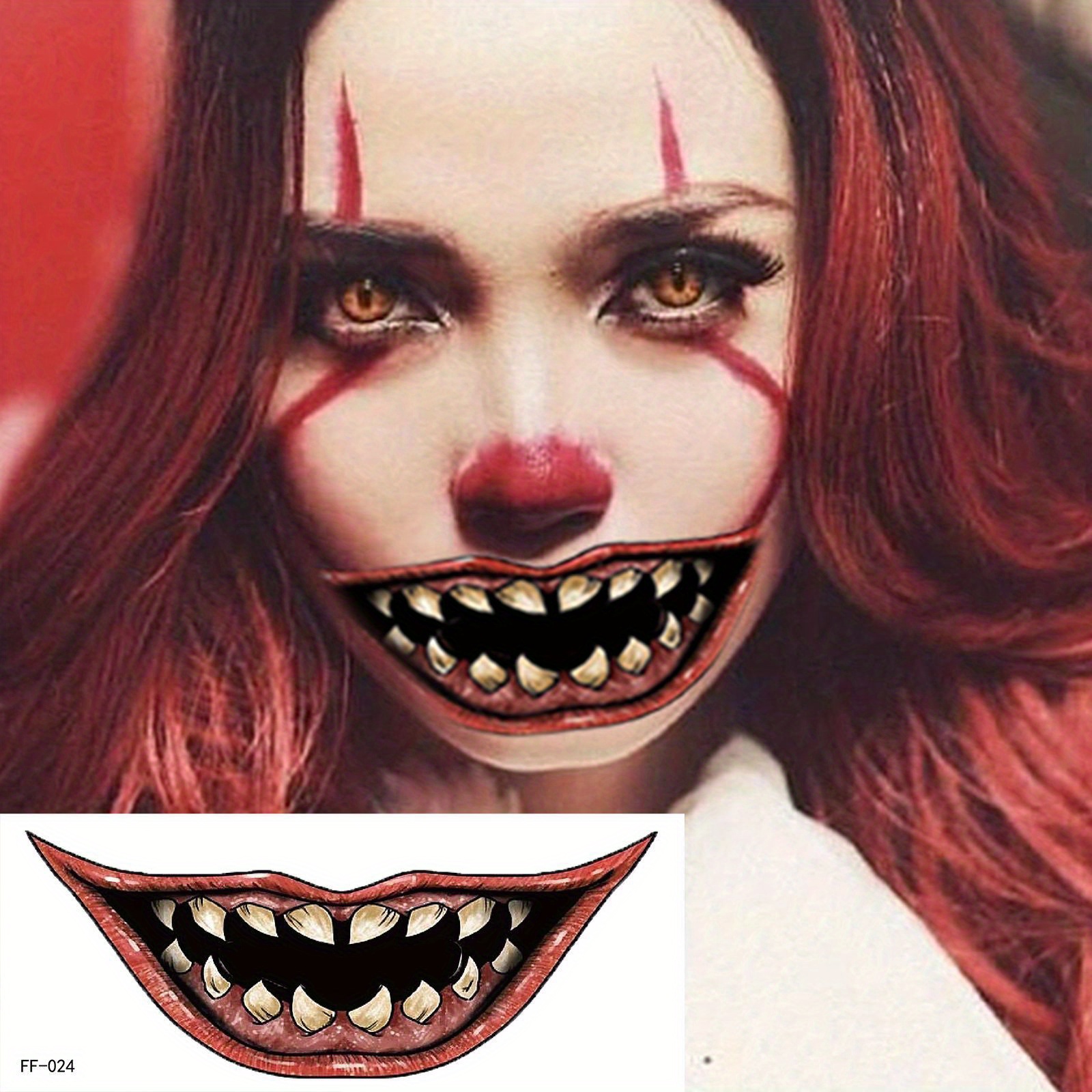 Scary Face Stickers for Sale