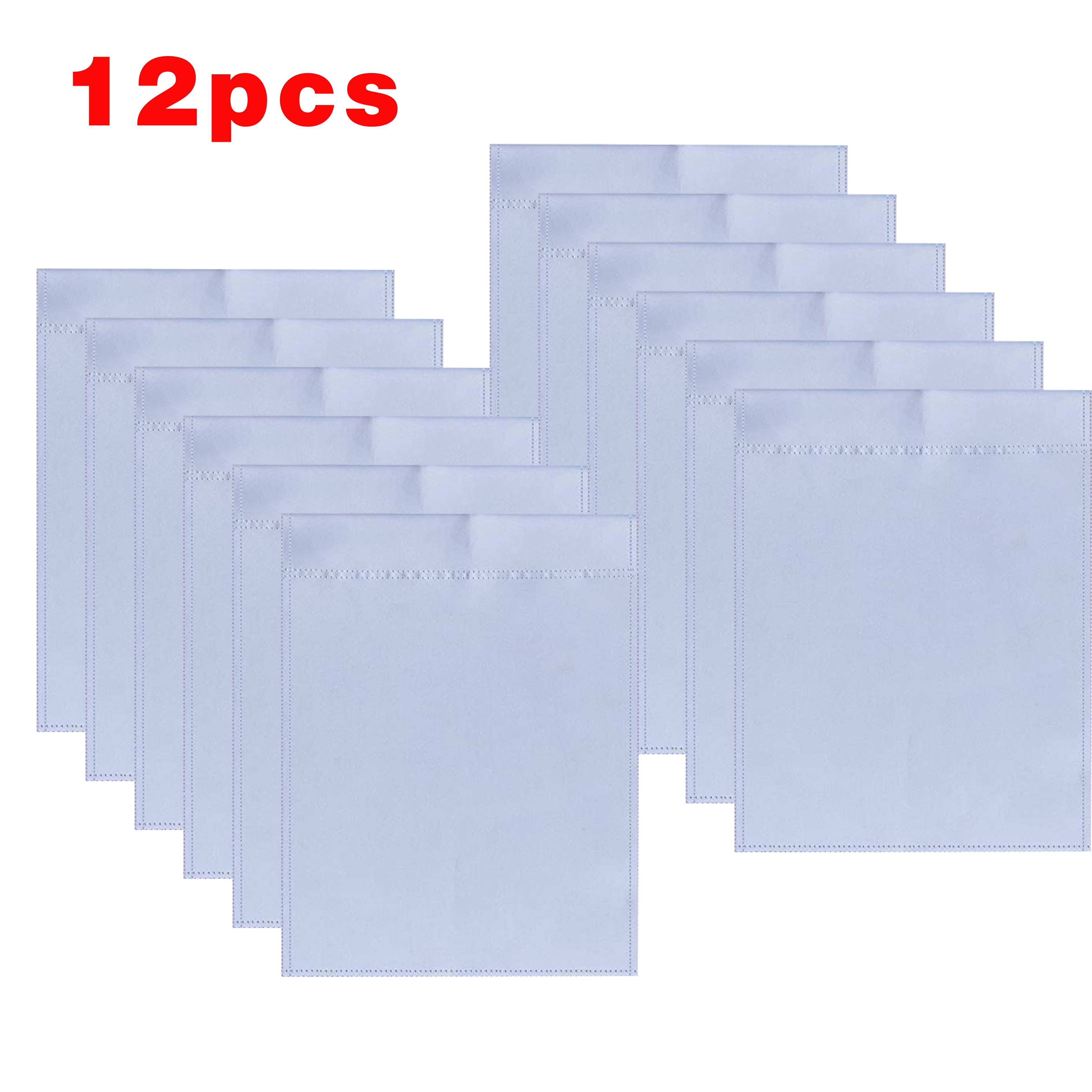 Elbourn 10Pcs 12x18Inch Double-Sided White Solid Sublimation Blank  Polyester Flags DIY for Garden and Yard Blank Canvas Banner for Vinyl and  Ink Sublimation Blanks 300D Polyester 