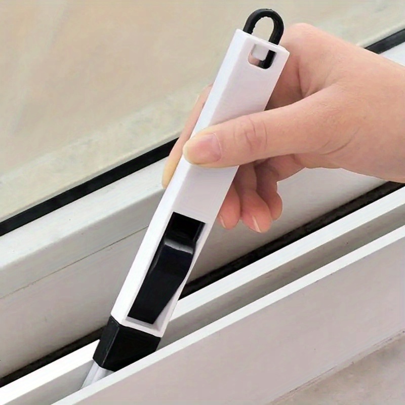 E-outstanding e-outstanding window groove cleaning brush 2pcs window track  door groove corner detachable brush with dustpan screen keyboard