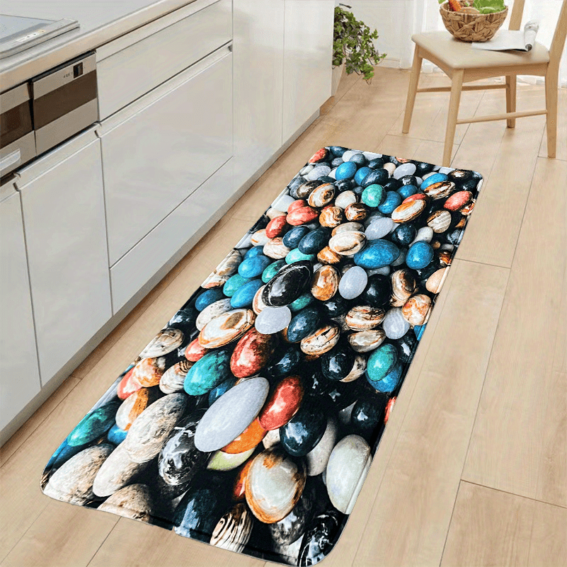 Pebble Pattern Memory Foam Bath Rug, Soft Non-slip Absorbent Bath Mat,  Machine Washable Shower Carpet For Home Bathroom Laundry Room, Bathroom  Accessories, Home Decor - Temu