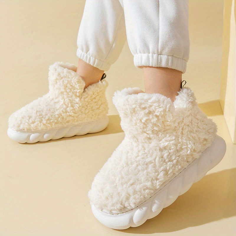 Produktbild von Lustige Pantoffeln Damen LOIJMK Hausschuhe Damen Plüsch Pantoffeln Herren Warme Hausschuhe Hauspantoffeln Damen
