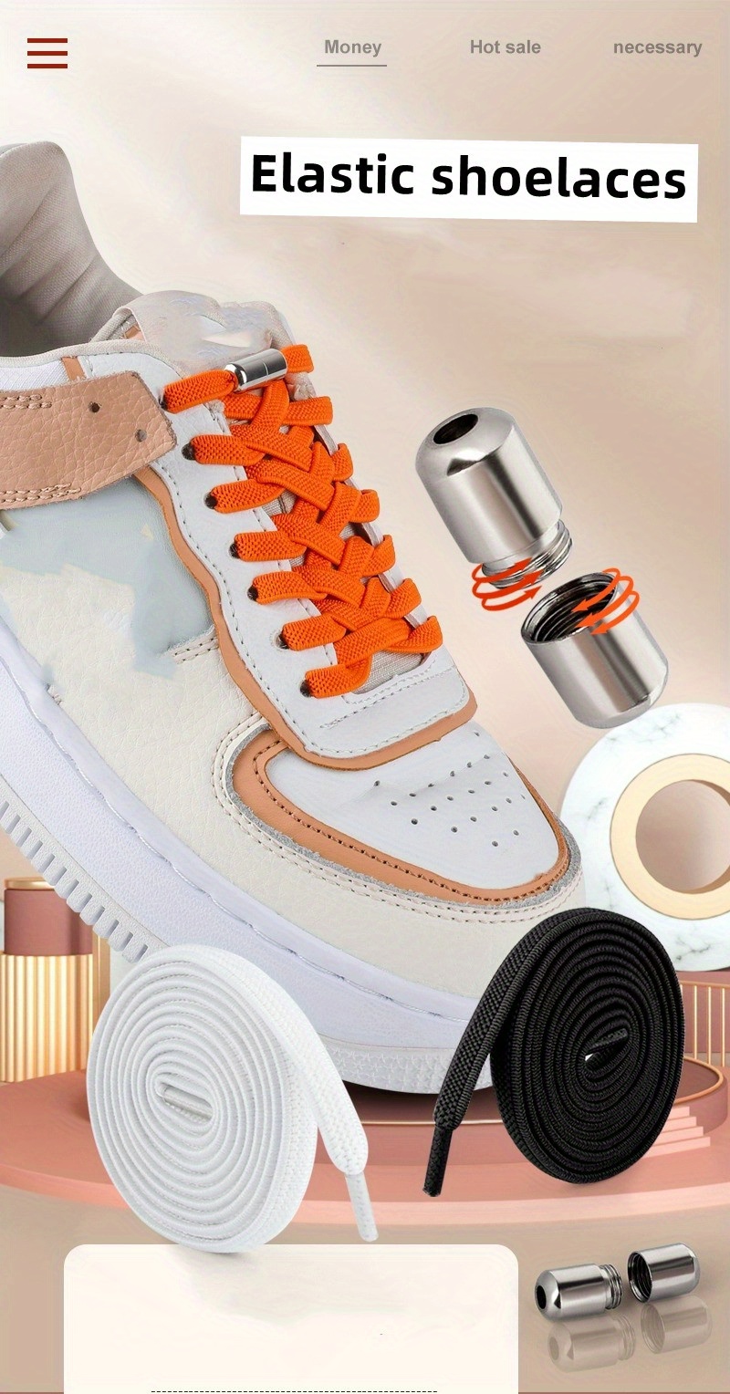 Elastic Shoe Laces No Tie Shoelaces For Adult Temu Norway