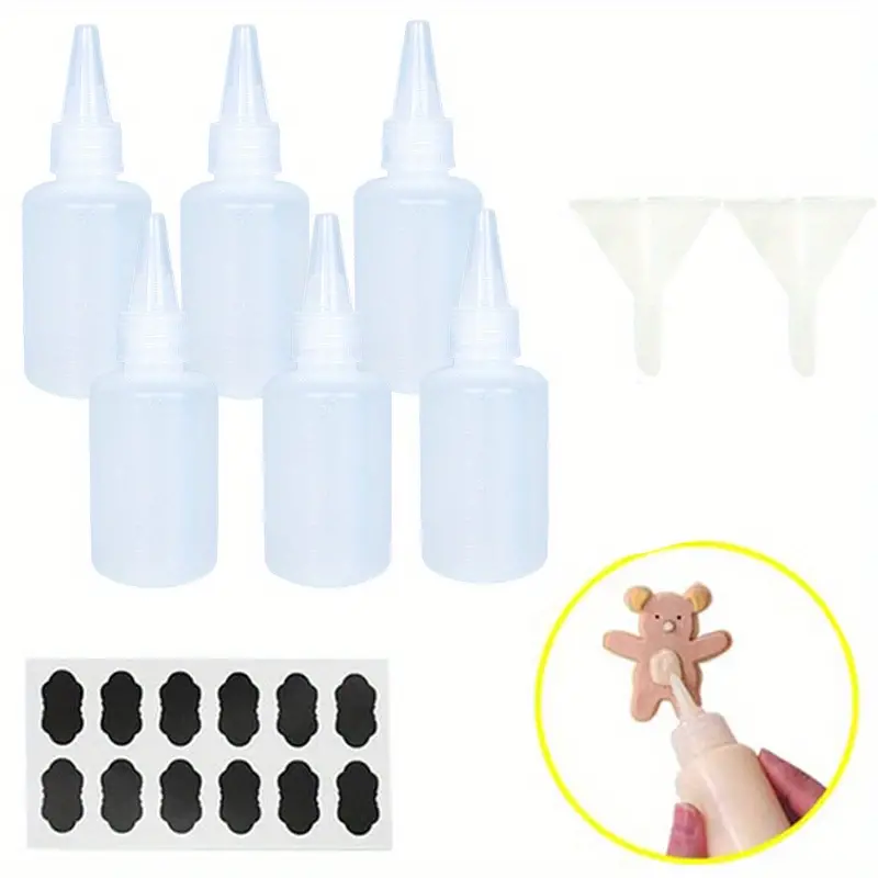 Plastic Squeeze Bottles With Twist Cookie Decorating - Temu