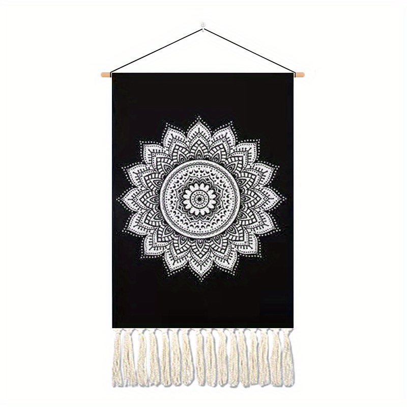 bohemian style tassel tapestry wall hanging - Temu Australia