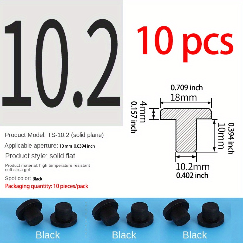 Black Silicone Plug Cone shaped Plug Silicone Pad Shock - Temu