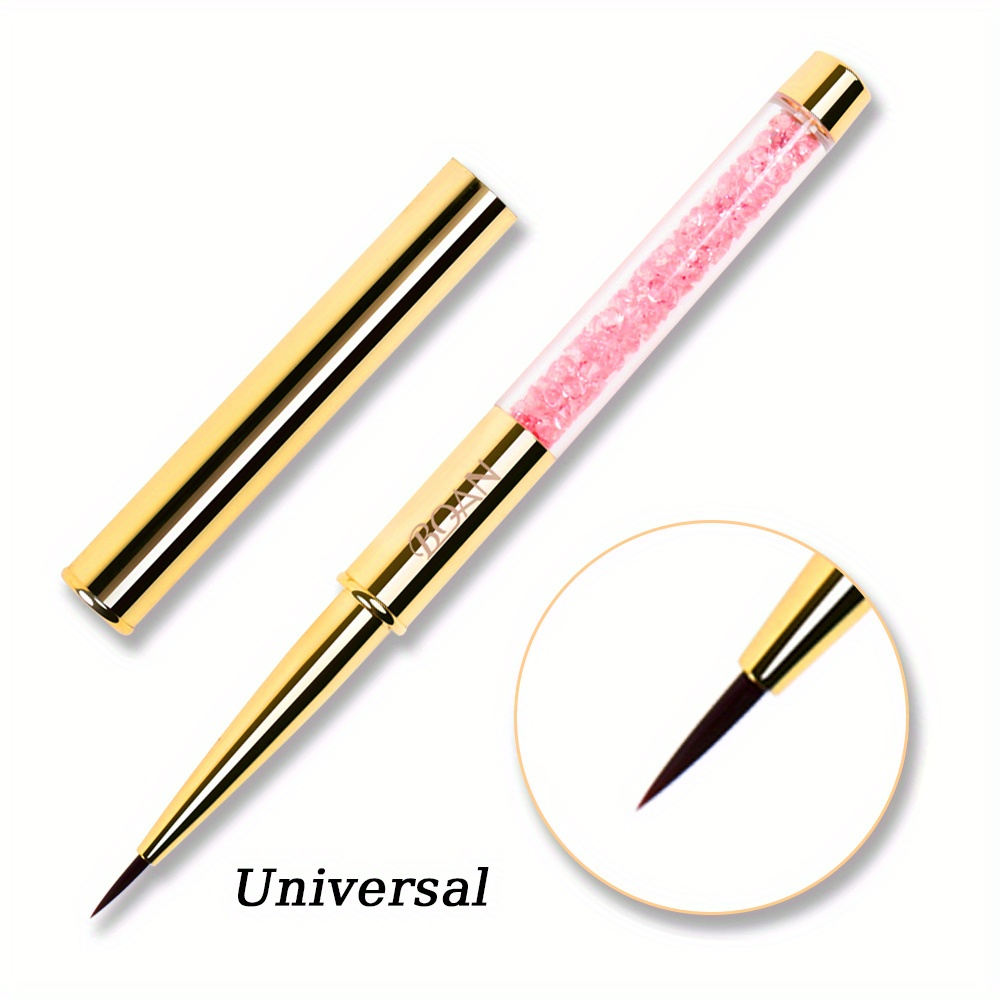 Uv Gel Nail Brush Set - 15 Silicone Brushes And Dotting Pen For